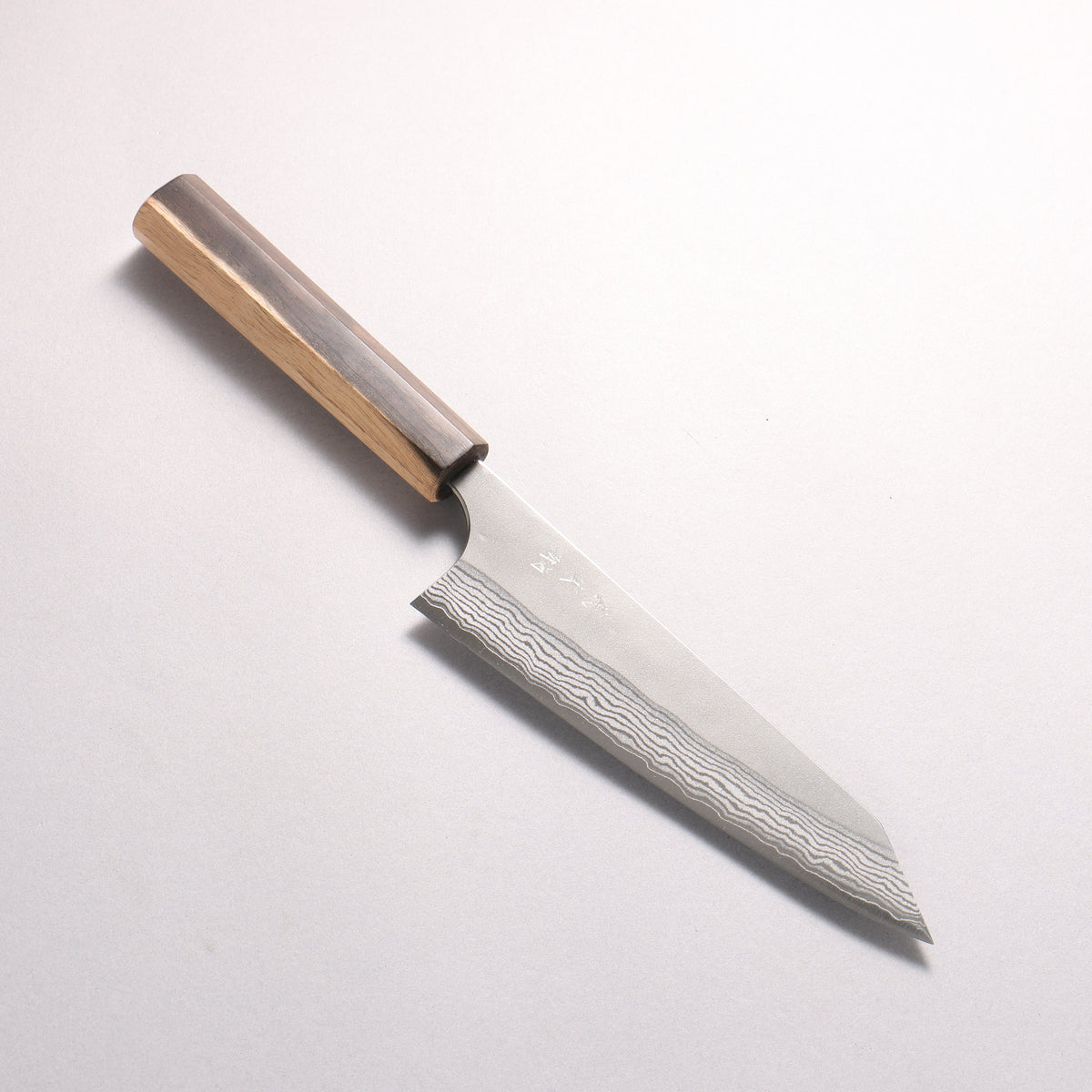 Yoshimi Kato VG10 Nashiji Honesuki Boning 175mm Black And White Ebony Wood Handle