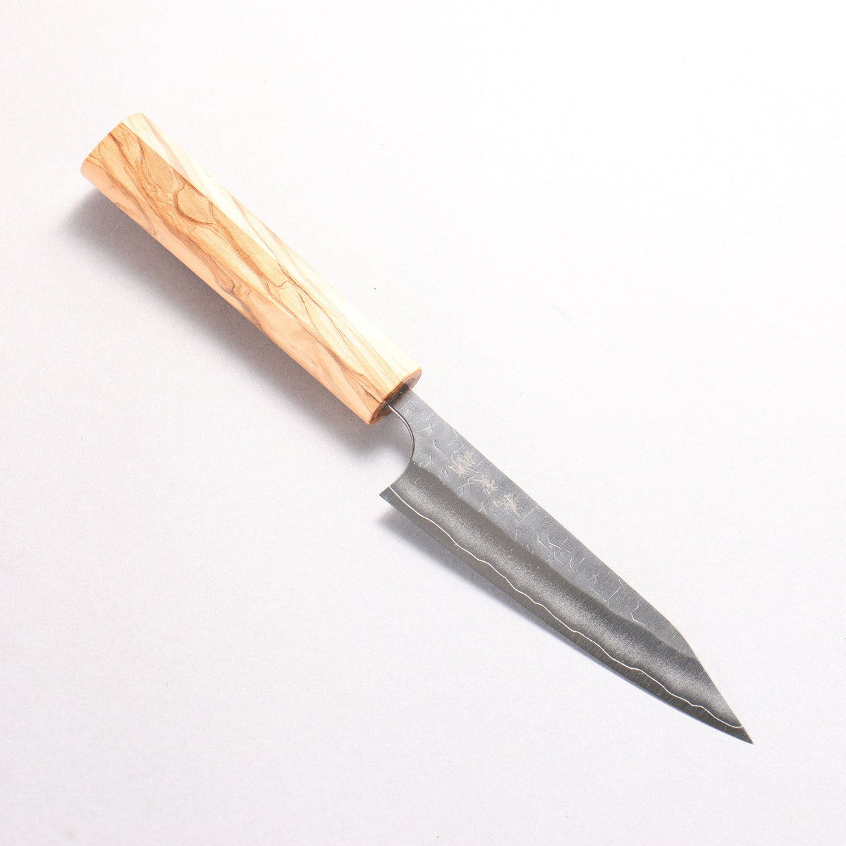Yoshimi Kato Hyo SG2 Hammered Petty-Utility 120mm Olive tree (V Shaped) Handle