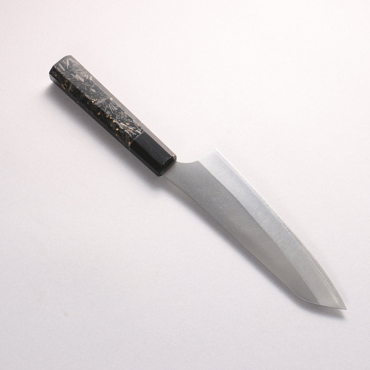 [Ginza Only] Yu Kurosaki Gekko VG-XEOS Bunka 170mm Carbon Fiber with Gold Speckles (ferrule: Black Water Buffalo Horn) Handle