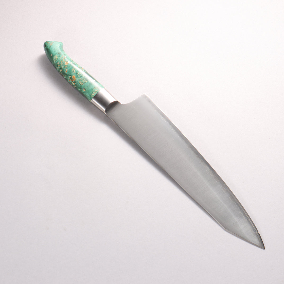 Kajin ZDP189 3 Layer Kiritsuke Gyuto 240mm Stabilized wood Handle - Seisuke Knife