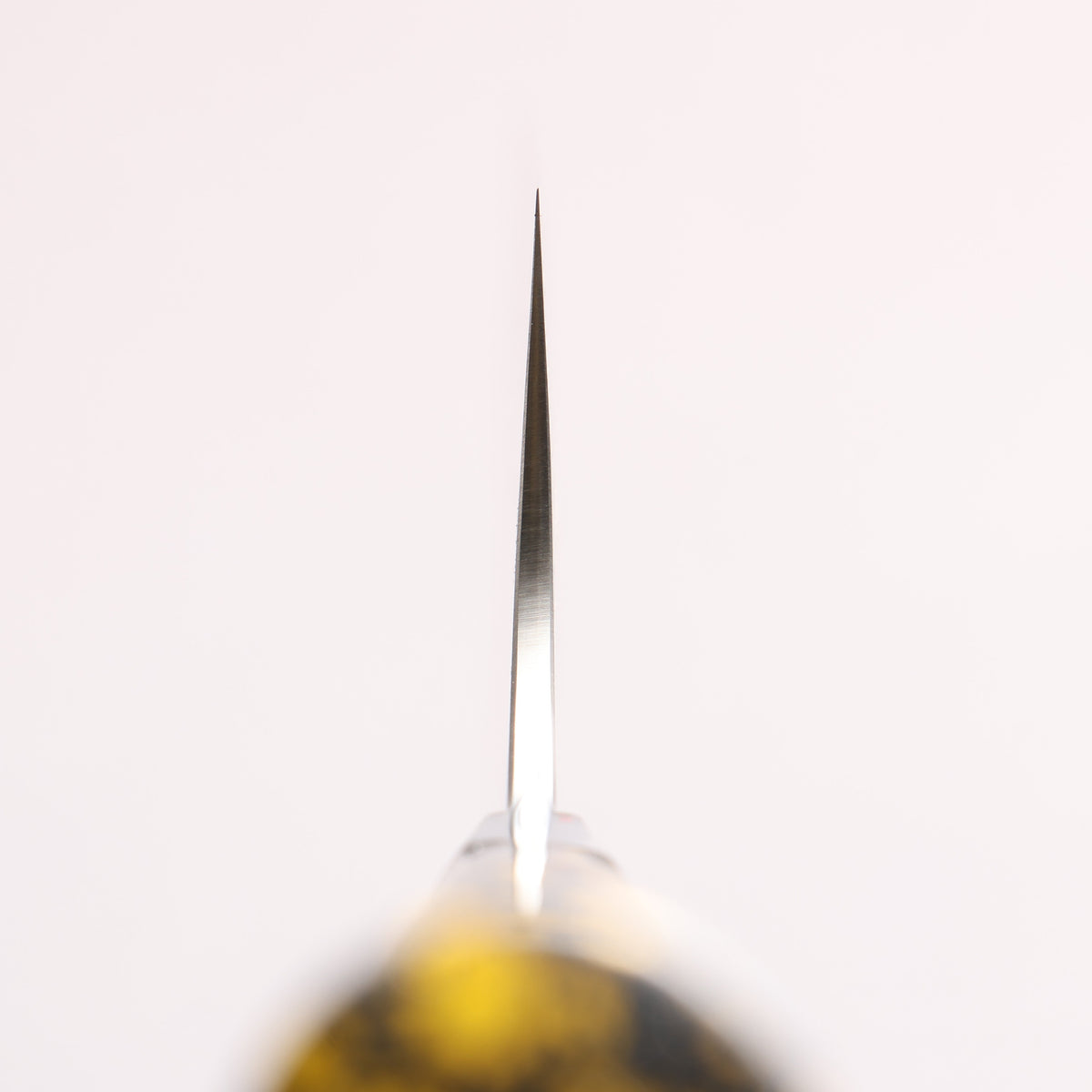 Takeshi Saji SPG STRIX Damascus Nakiri 165mm Black and Yellow Urethane Coating Handle with Sheath