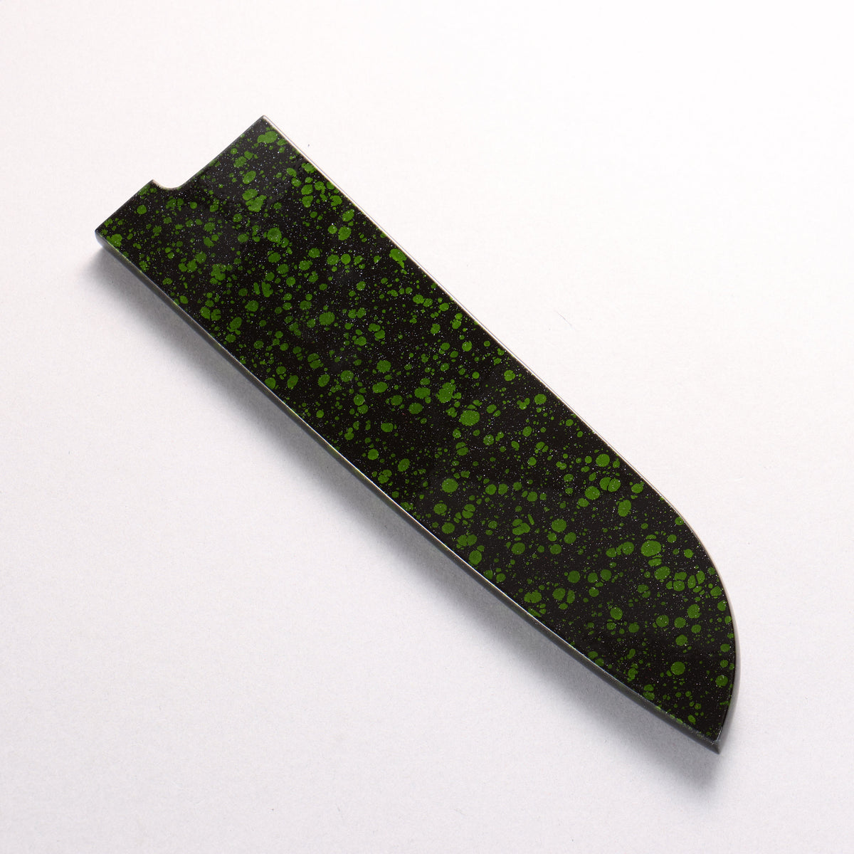 Takeshi Saji SPG STRIX Damascus Santoku 180mm Black and Green Urethane Coating Handle with Sheath