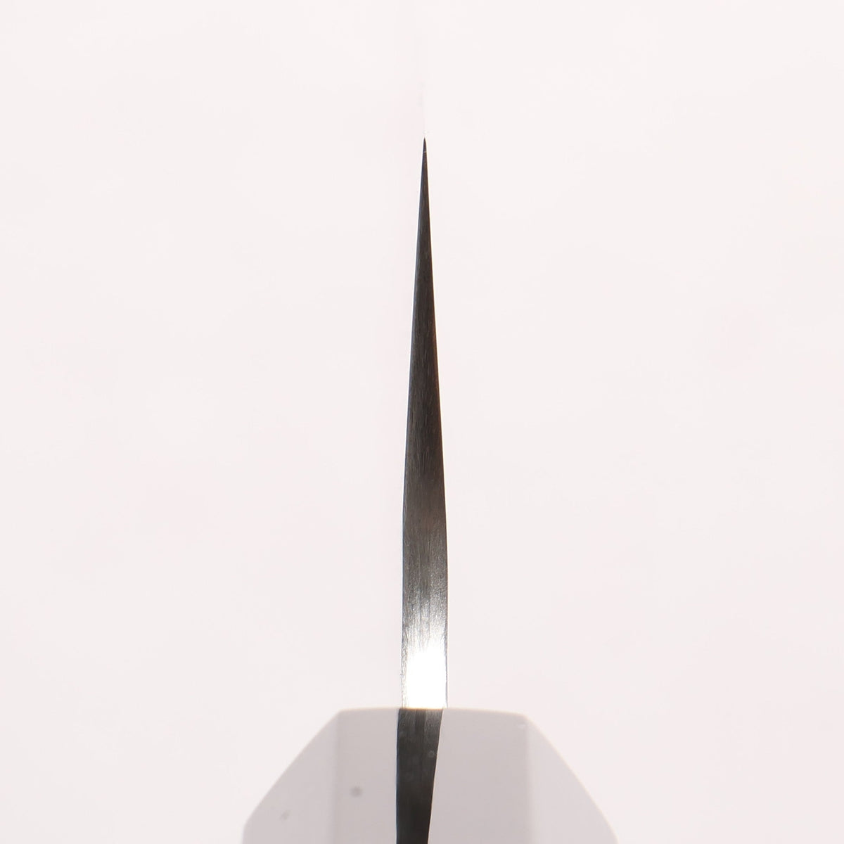 Nigara SPG STRIX Hammered Damascus Sujihiki 240mm Ebony Wood (ferrule: Black Water Buffalo Horn) Handle