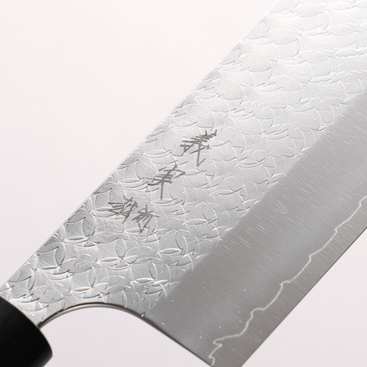 Yoshimi Kato Minamo SG2 Hammered Nakiri 165mm Rosewood (ferrule: Black Pakka wood) Maru Handle - Seisuke Knife