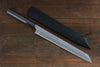 Sakai Takayuki Byakko White Steel No.1 Kiritsuke Yanagiba 300mm Ebony Wood Handle with Sheath - Seisuke Knife - Slide 2