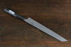 Sakai Takayuki Byakko White Steel No.1 Kiritsuke Yanagiba 300mm Ebony Wood Handle with Sheath - Seisuke Knife - Slide 3