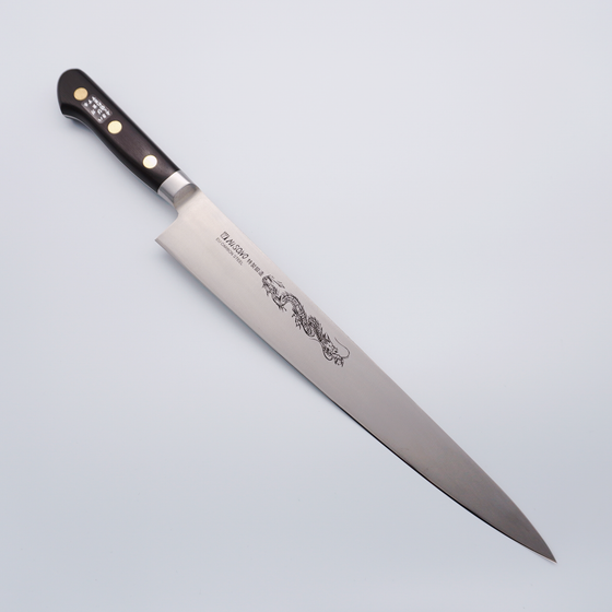 Misono Swedish Steel Dragon Engraving Sujihiki - Seisuke Knife