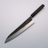 Anryu Blue Super Hammered Black Finished Gyuto 240mm Shitan Handle - Seisuke Knife - Slide 1