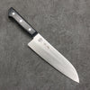 Seisuke VG1 Migaki Polish Finish Santoku  165mm Black Pakka wood Handle - Seisuke Knife