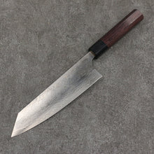  Nao Yamamoto SG2 Damascus Migaki Finished Bunka  180mm Rosewood (Ferrule: Black Pakka Wood) Handle - Seisuke Knife