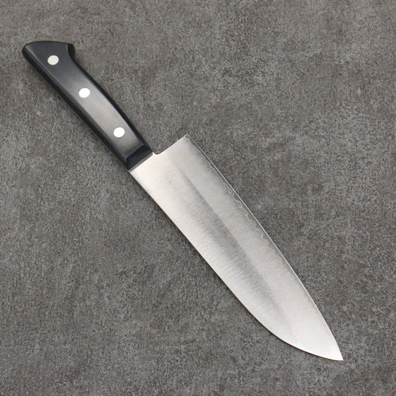 Seisuke VG1 Migaki Polish Finish Santoku  165mm Black Pakka wood Handle - Seisuke Knife