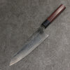 Nao Yamamoto SG2 Damascus Migaki Finished Gyuto  180mm Rosewood (Ferrule: Black Pakka Wood) Handle - Seisuke Knife - Slide 1