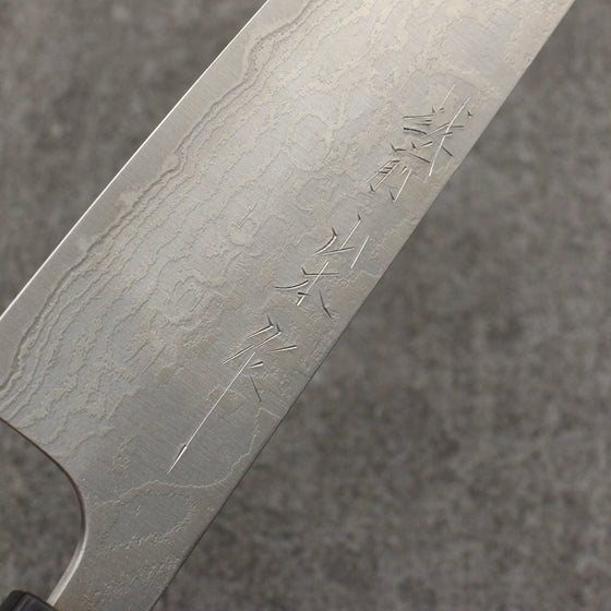 Nao Yamamoto SG2 Damascus Migaki Finished Gyuto  180mm Rosewood (Ferrule: Black Pakka Wood) Handle - Seisuke Knife