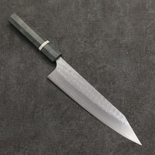  Yoshimi Kato Minamo SG2 Hammered Kiritsuke Gyuto  210mm Stabilized wood (With White ring) Handle - Seisuke Knife