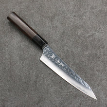  Yu Kurosaki Senko Ei SG2 Hammered Petty-Utility  150mm Rosewood (Ferrule: Black Pakka Wood) Handle - Seisuke Knife