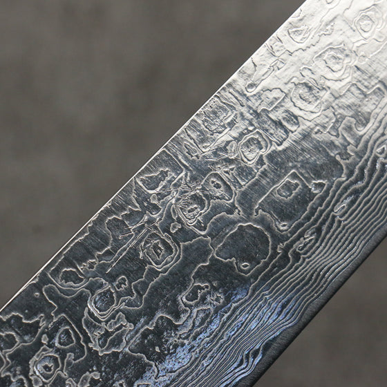 Takeshi Saji SG2 Damascus Diamond Finish Sakimaru Sujihiki  240mm White and Green Marble Acrylic Handle - Seisuke Knife