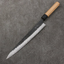  Masakage Koishi Blue Super Black Finished Sujihiki  270mm American Cherry Handle - Seisuke Knife