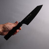 Sakai Takayuki Kurokage VG10 Kiritsuke Santoku  160mm Ebony(6 sided teardrop) Handle - Seisuke Knife - Slide 4