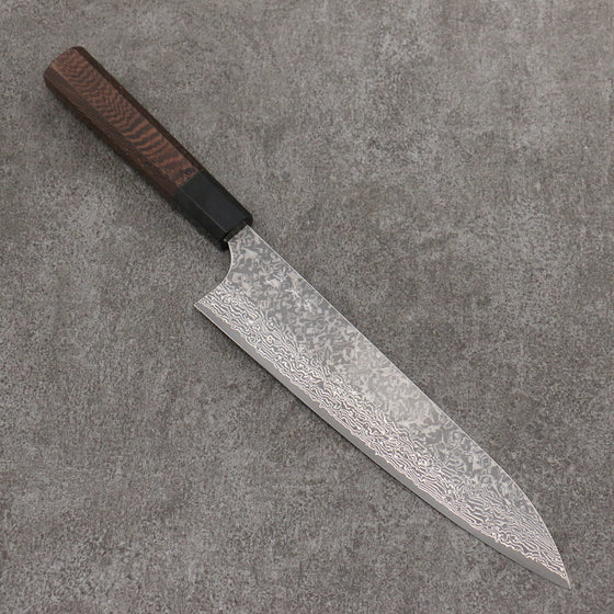 Yoshimi Kato VG10 Damascus Gyuto  210mm Wenge Handle - Seisuke Knife