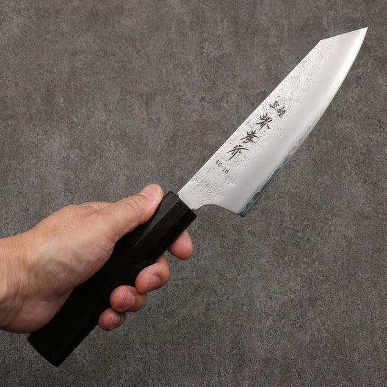 Sakai Takayuki VG10 Nashiji Bunka  160mm Ebony Wood Handle - Seisuke Knife