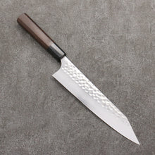  Yoshimi Kato Silver Steel No.3 Hammered(Maru) Migaki Finished Kiritsuke Gyuto  210mm Wenge Handle - Seisuke Knife