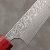 Yoshimi Kato SG2 Damascus Petty-Utility  120mm Red Honduras Handle - Seisuke Knife - Slide 3