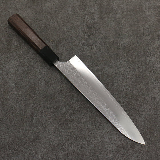 Yoshimi Kato Minamo SG2 Hammered Gyuto  210mm Wenge Handle - Seisuke Knife