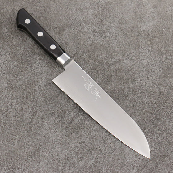 Seisuke VG1 Santoku  180mm Black Pakka wood Handle - Seisuke Knife