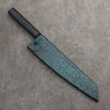 Yu Kurosaki Senko Ryu Ai Tenmoku SG2 Hammered Gyuto  210mm Indigo Lacquered (Tenmoku) Handle with Sheath - Seisuke Knife - Slide 6