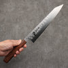 Ryusen Blazen Ryu Wa SG2 Hammered Gyuto  240mm Walnut Handle - Seisuke Knife - Slide 5