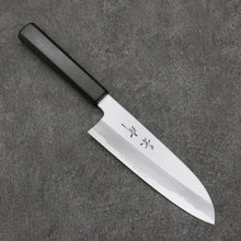  Kagekiyo White Steel Santoku  165mm Lacquered (Magnolia) Handle - Seisuke Knife