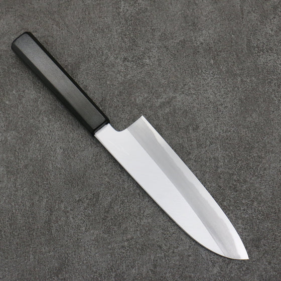 Kagekiyo White Steel Santoku  165mm Lacquered (Magnolia) Handle - Seisuke Knife