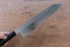 Jikko Honyaki White Steel No.3 Kasumitogi Kiritsuke Gyuto  240mm Ebony Wood Handle - Seisuke Knife - Slide 4