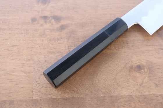 Jikko Honyaki White Steel No.3 Kasumitogi Kiritsuke Gyuto  240mm Ebony Wood Handle - Seisuke Knife