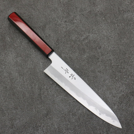 Kagekiyo White Steel No.1 Gyuto  210mm Akaro Laquered (Magnolia) Handle - Seisuke Knife