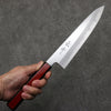 Kagekiyo White Steel No.1 Gyuto  210mm Akaro Laquered (Magnolia) Handle - Seisuke Knife