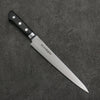 Sakai Takayuki [Left Handed] Japanese Steel Sujihiki  210mm Black Pakka wood Handle - Seisuke Knife - Slide 1