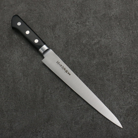 Sakai Takayuki [Left Handed] Japanese Steel Sujihiki  210mm Black Pakka wood Handle - Seisuke Knife