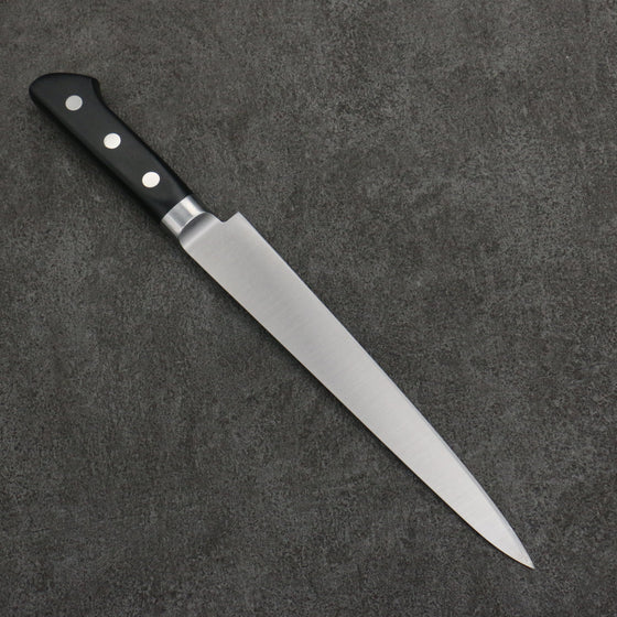 Sakai Takayuki [Left Handed] Japanese Steel Sujihiki  210mm Black Pakka wood Handle - Seisuke Knife