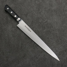  Sakai Takayuki [Left Handed] Japanese Steel Sujihiki  240mm Black Pakka wood Handle - Seisuke Knife