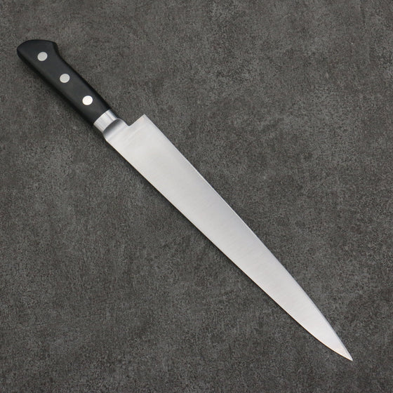 Sakai Takayuki [Left Handed] Japanese Steel Sujihiki  240mm Black Pakka wood Handle - Seisuke Knife