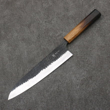  Anryu Blue Super Gyuto 210mm with Burnt Oak Handle - Seisuke Knife