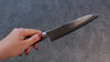 Seisuke VG10 Hammered Santoku  165mm Mahogany Handle - Seisuke Knife