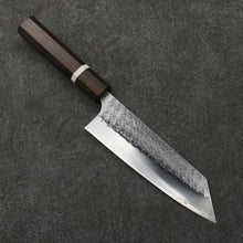  Yoshimi Kato Minamo SG2 Hammered Bunka  170mm Sandalwood with White Ring Handle - Seisuke Knife