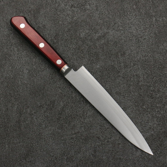 Seisuke Blue Super Petty-Utility  145mm Red Pakka wood Handle - Seisuke Knife