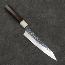  Yu Kurosaki Senko Ei SG2 Hammered Petty-Utility  150mm Walnut (Ferrule: White Resin) Handle - Seisuke Knife