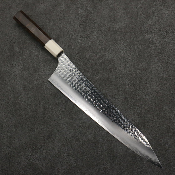 Yu Kurosaki Senko Ei SG2 Hammered Gyuto  270mm Walnut (Ferrule: White Resin) Handle - Seisuke Knife