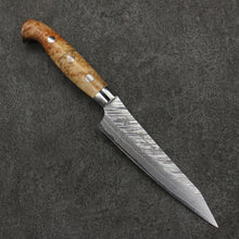  Yu Kurosaki Fujin SG2 Hammered Damascus Kiritsuke Petty-Utility  130mm White Maple Handle - Seisuke Knife