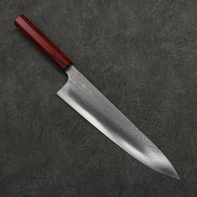  Kei Kobayashi SG2 Damascus Gyuto  240mm Red Lacquered Handle - Seisuke Knife