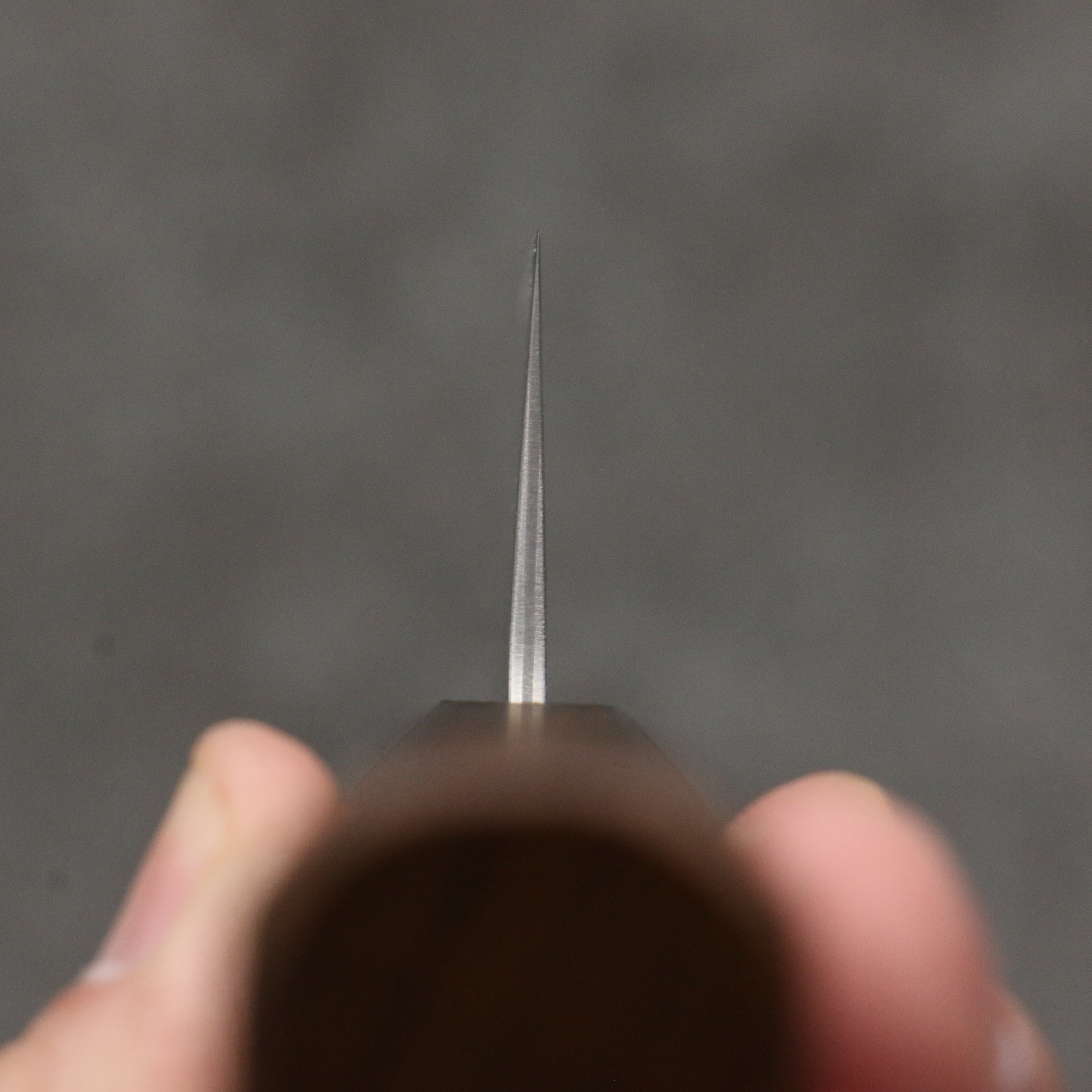 Seisuke Stainless Steel 440C Hammered Damascus Bunka  170mm Oak Handle - Seisuke Knife